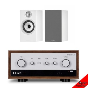 LEAK Stereo 130 월넛 + B&amp;W 607 S2 화이트